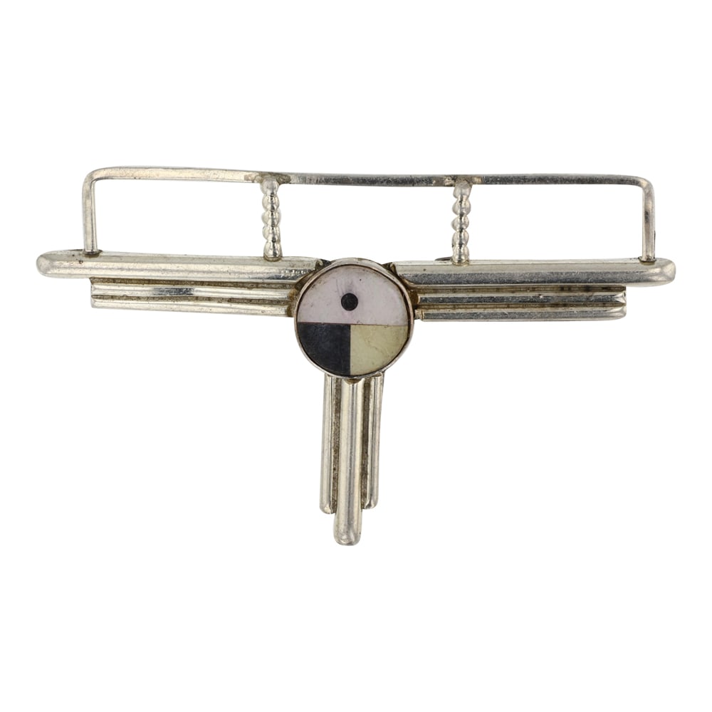 Zuni Shell Inlay Pin (1 of 2)