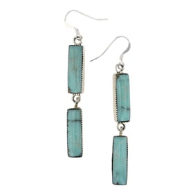 RB Navajo Compitos Turquoise Earrings