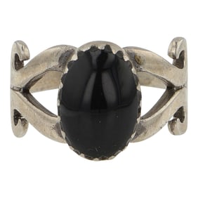 Navajo Black Onyx Ring