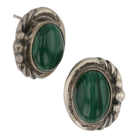 Navajo malachite Earrings