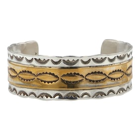 Douglas Begay Navajo Sterling Silver Bracelet