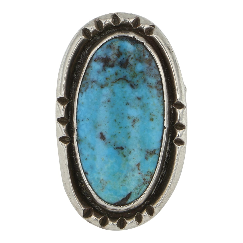 Vintage Navajo Blue Ridge Turquoise Ring (1 of 4)