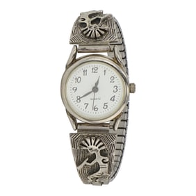 Navajo Kokopelli Watch Bracelet