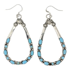 Navajo Kingman Turquoise Earrings