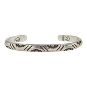 Pacific Crest Silver Anglo Southwest Shop Cuff Bracelet
