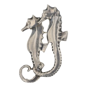 McClelland Barclay (1891-1943) Vintage Jewelry Designer Sea Horse Pin