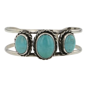 Gilbert Nez Navajo Compitos Turquoise bracelet