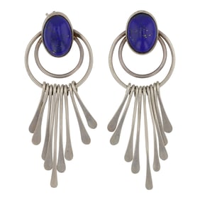 Navajo lapis Earrings
