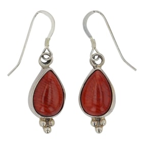 Navajo Spiny Oyster Earrings