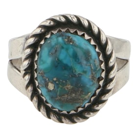 Navajo Blue Ridge Turquoise Ring