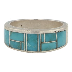 Navajo Kingman Turquoise Inay Ring