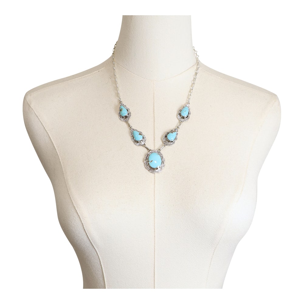 RB Navajo Compitos Turquoise Necklace (1 of 4)