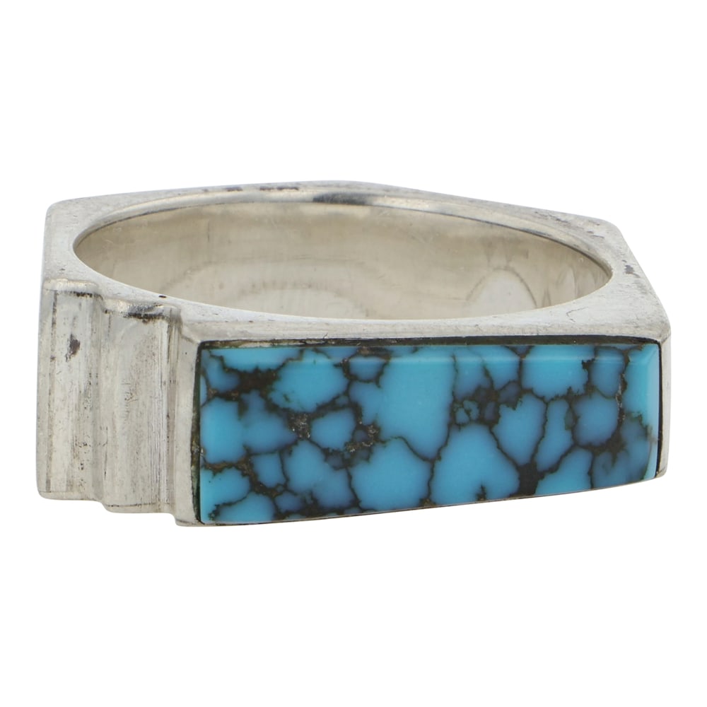 Navajo Spiderweb Turquoise Ring (1 of 3)