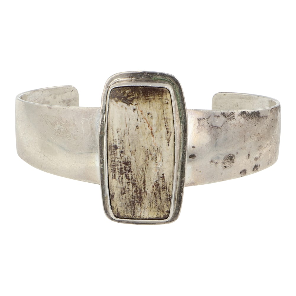 Jefferson Abeyta Navajo Agate Cuff Bracelet (1 of 3)