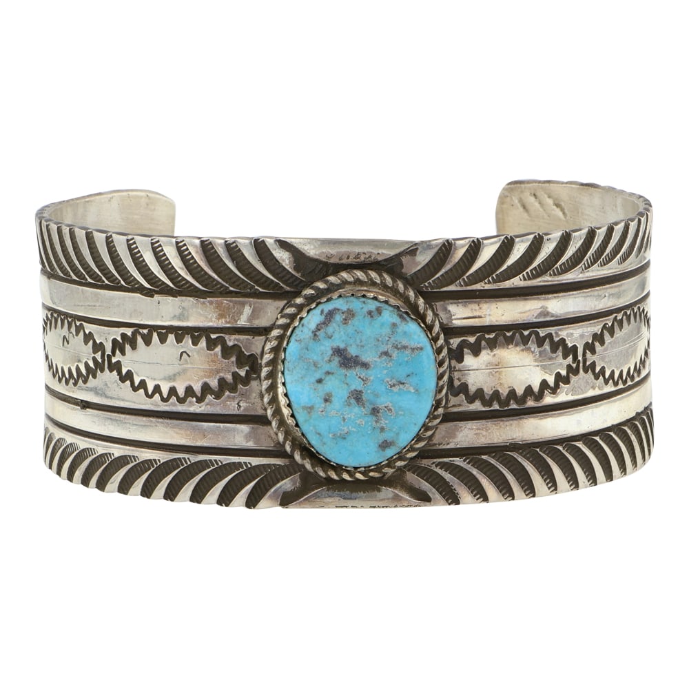Rick Enriquez Navajo Compitos Turquoise Bracelet (1 of 3)