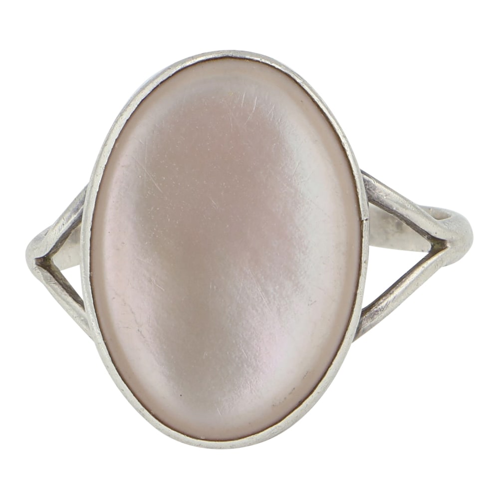 Navajo Pink Shell Ring (1 of 3)