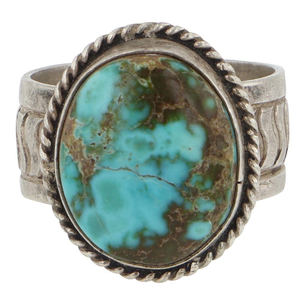 Rick Tolino Navajo Royston Turquoise Ring (1 of 3)