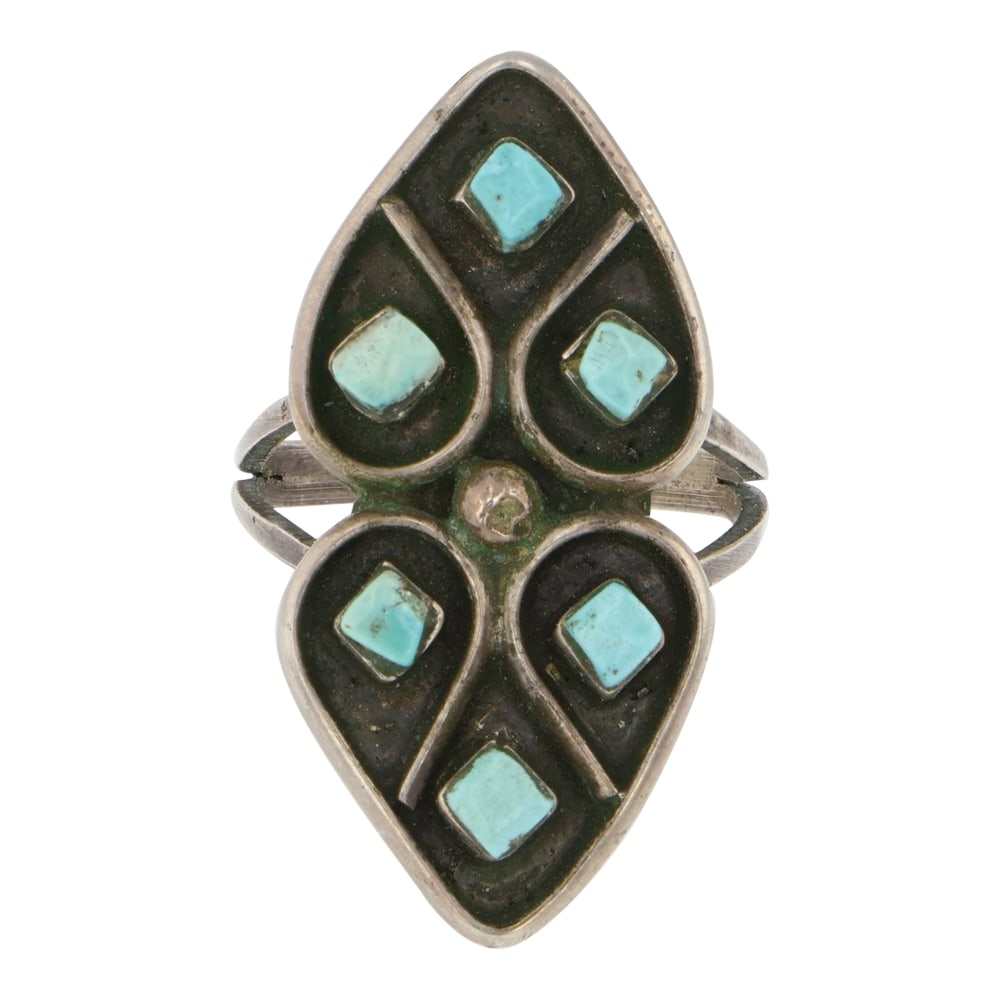 Vintage Zuni Turquoise Ring (1 of 3)