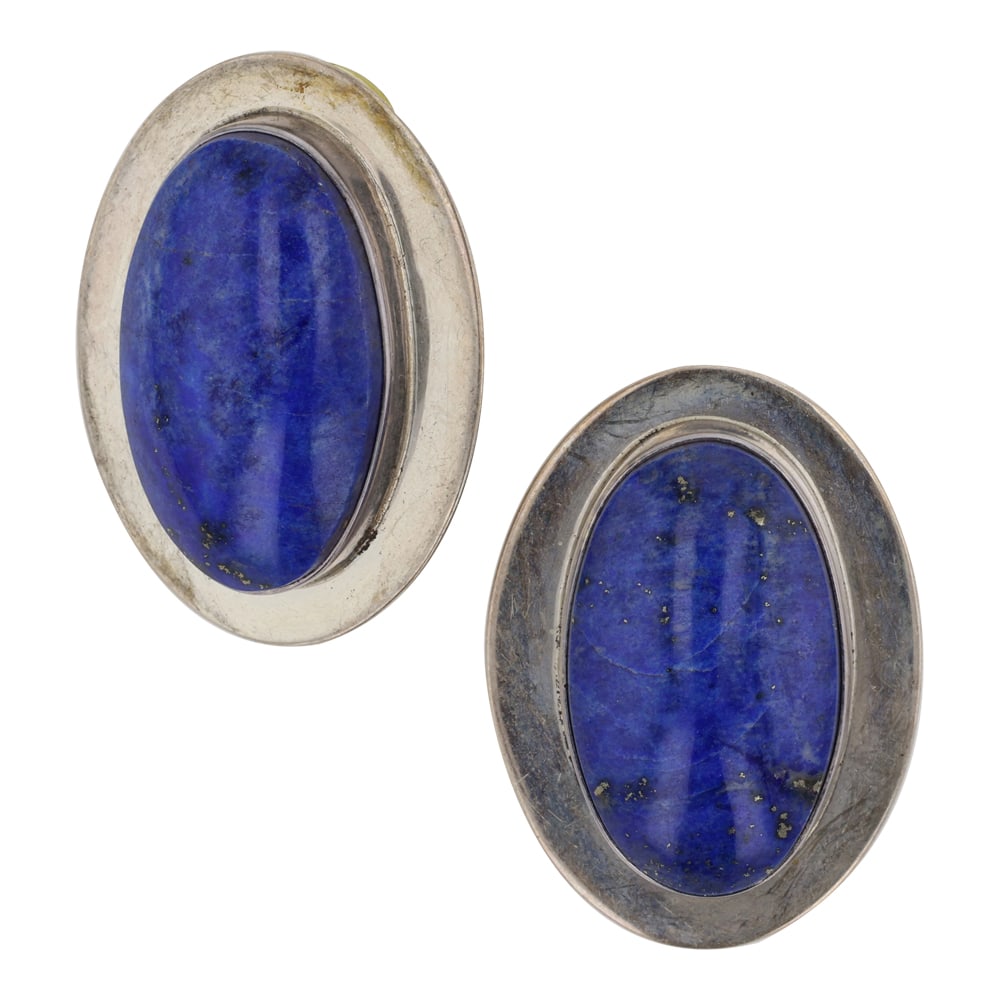 Navajo Lapis Earrings (1 of 2)