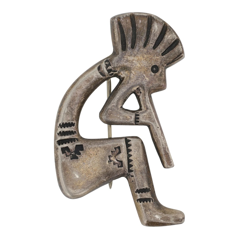 Wilford Henry Navajo Kokopelli Pin (1 of 2)