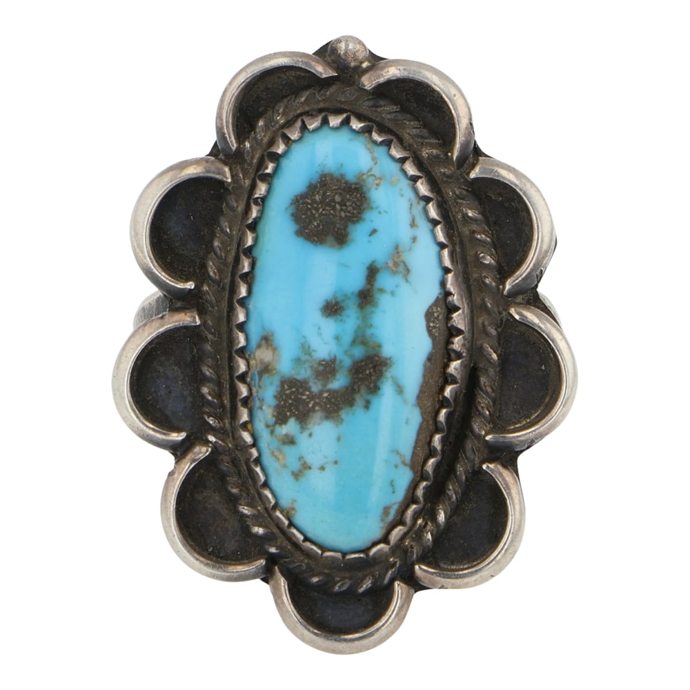 Vintage Navajo Blue Ridge Turquoise Ring (1 of 3)