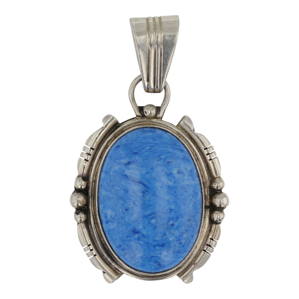 RB Navajo Denim Lapis Pendant (1 of 2)