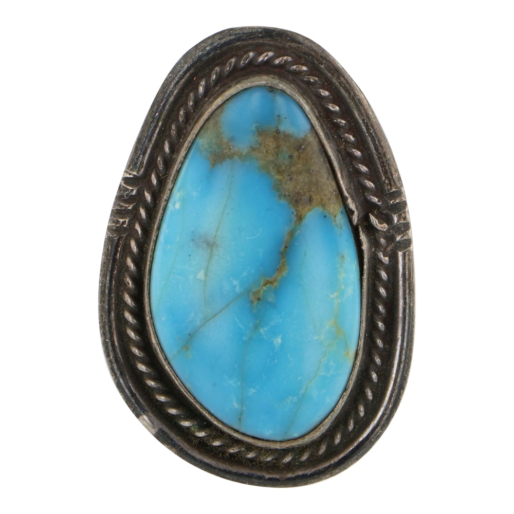 Vintage Navajo Blue Ridge Turquoise Ring (1 of 3)