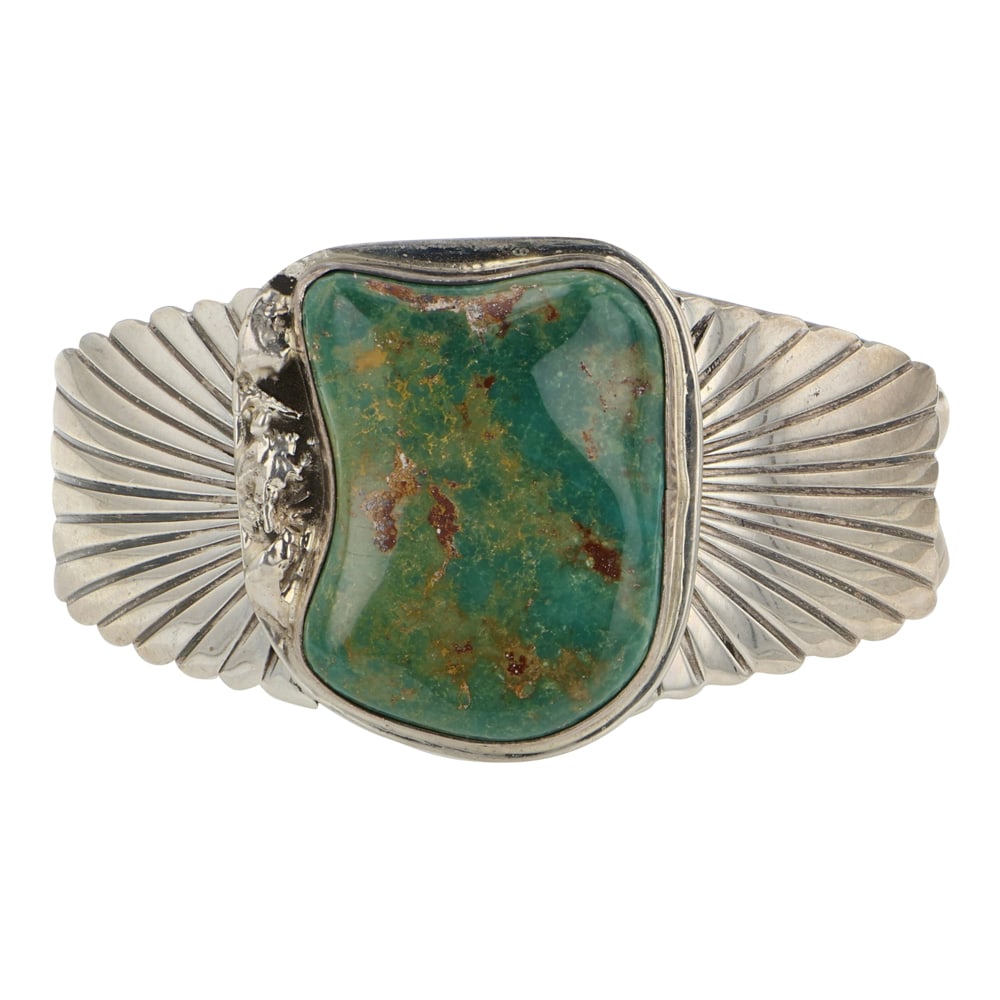 Wilson Padilla Navajo Royston Turquoise Bracelet (1 of 3)