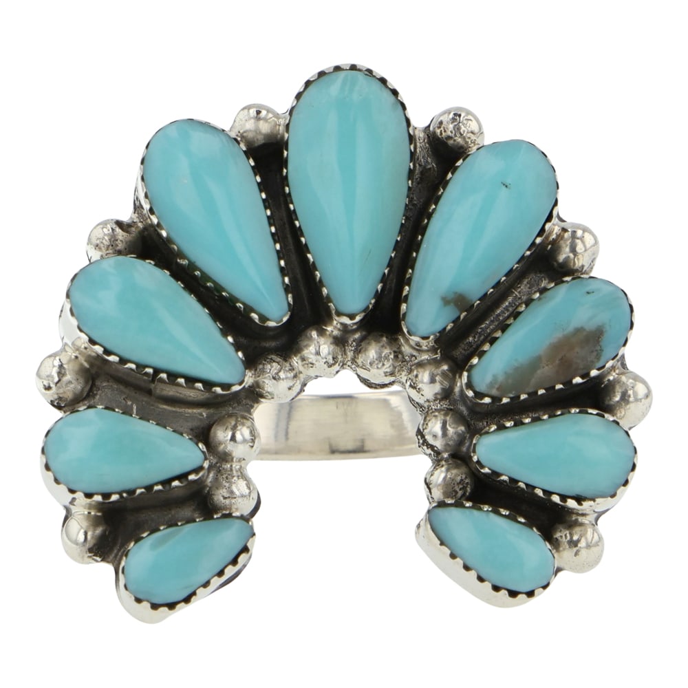 RB Navajo Compitos Turquoise Naja Ring (1 of 3)