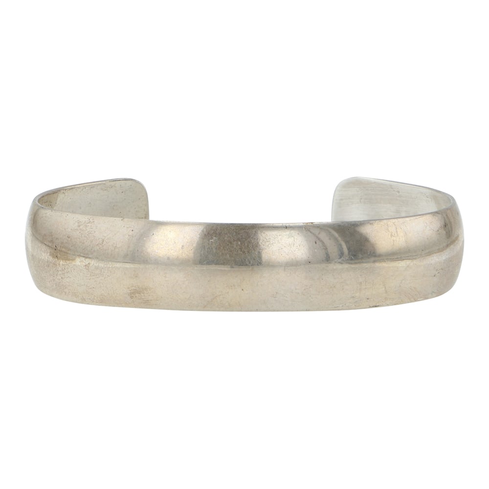 Wilson Padilla Navajo Palin Silver Cuff Bracelet (1 of 4)
