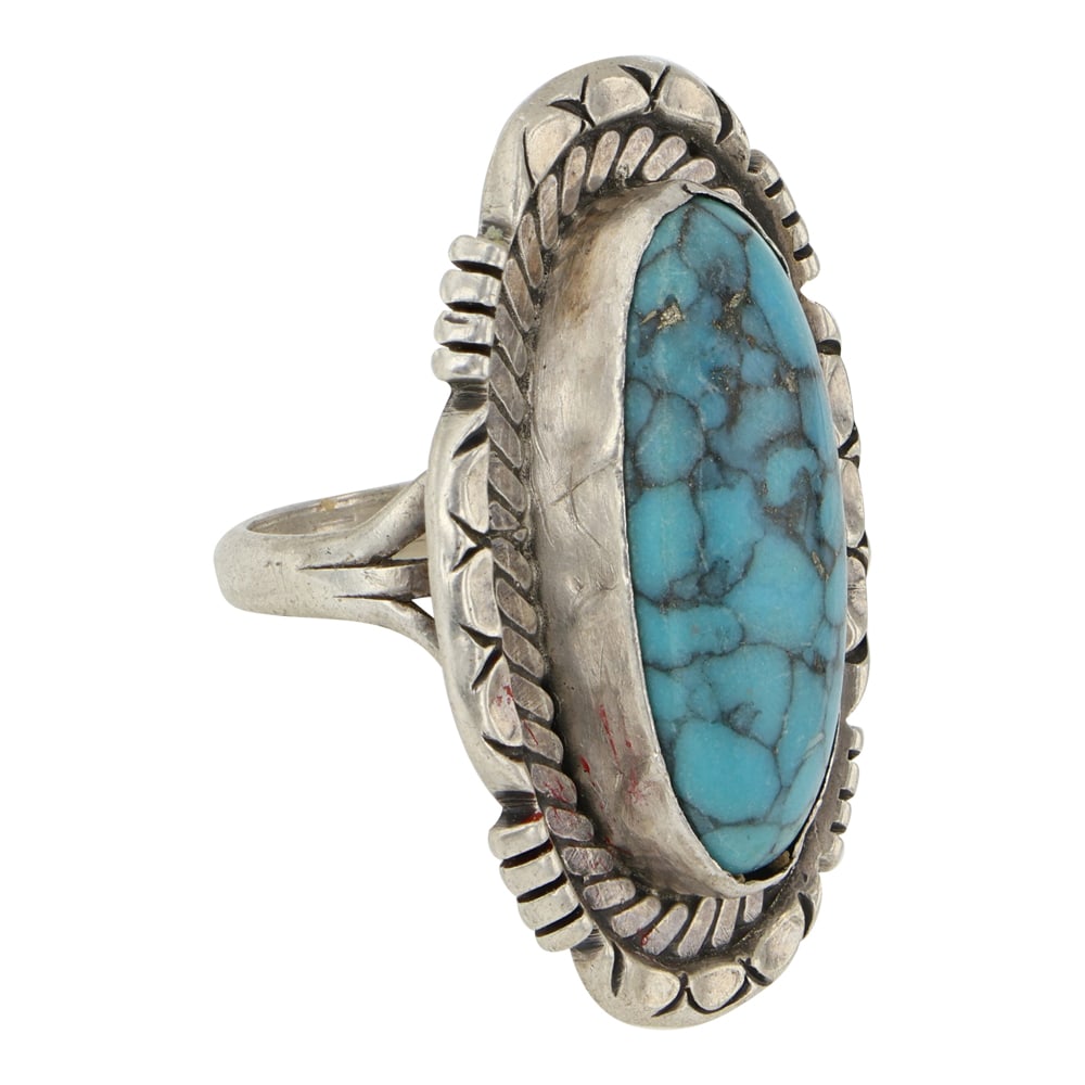Navajo Compitos Turquoise Ring - 2
