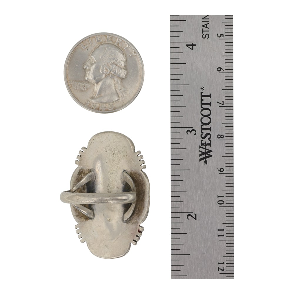 Navajo Compitos Turquoise Ring - 3