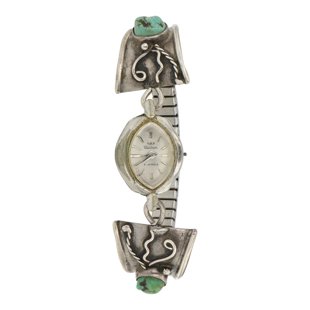 Vintage Navajo Nevada Turquoise Watch bracelet (1 of 3)