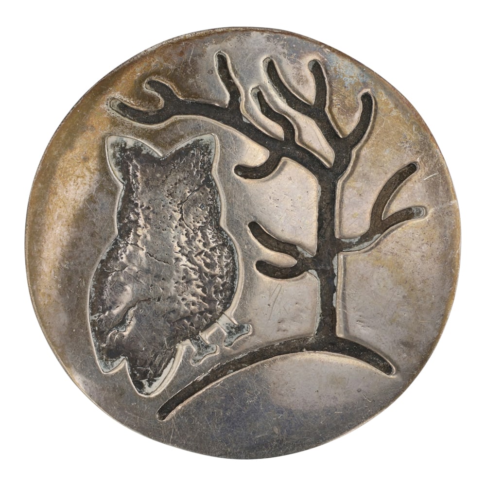 Vintage Navajo Plain Silver Pin (1 of 2)