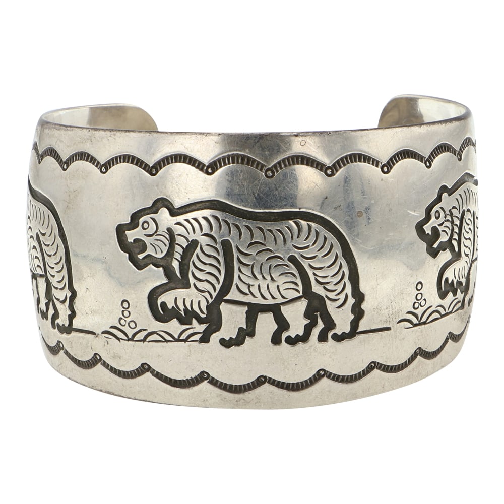 Garrett & Serena Banteah Zuni Vintage Bear Cuff Bracelet (1 of 3)
