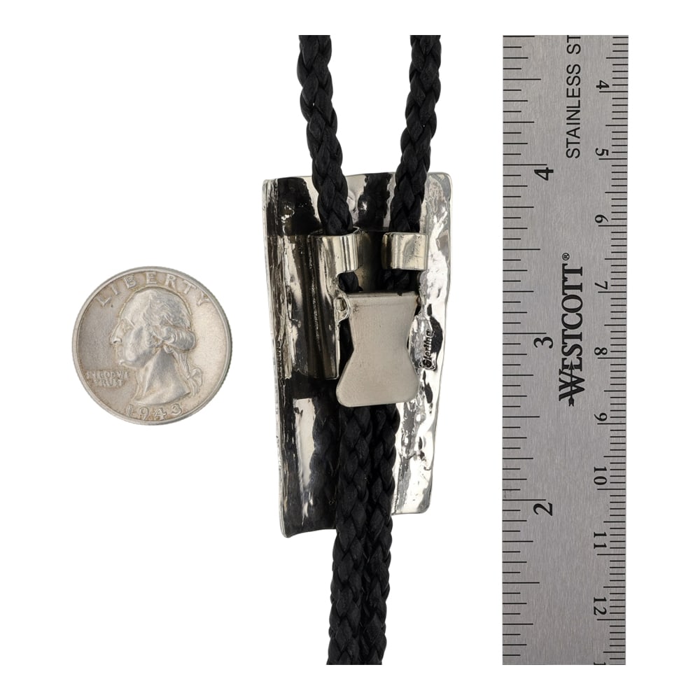 Navajo Royston Turquoise Bolo Tie - 3