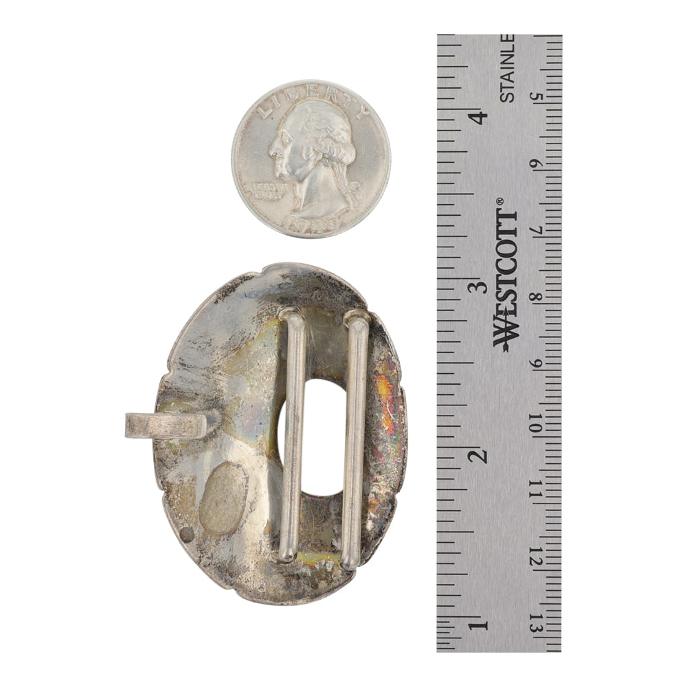 Navajo Plain Silver Buckle - 2