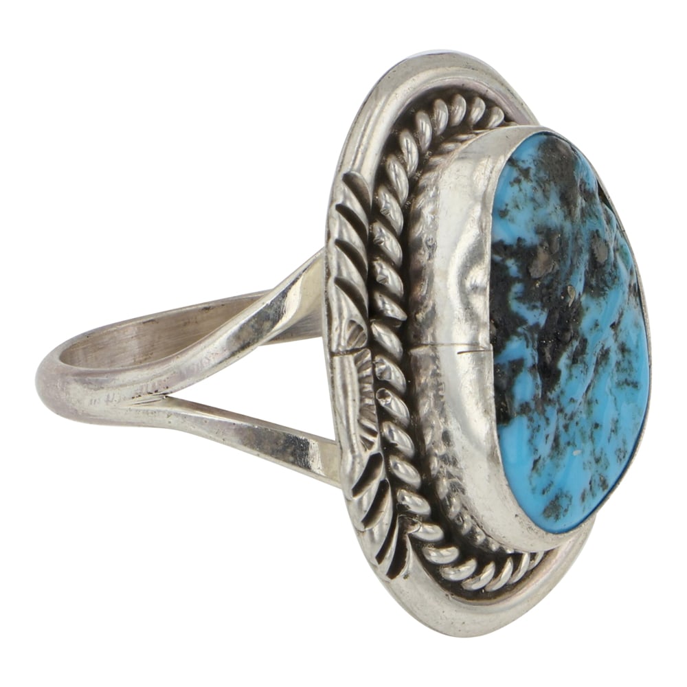 Genuine Kingman Turquoise Ring - 2