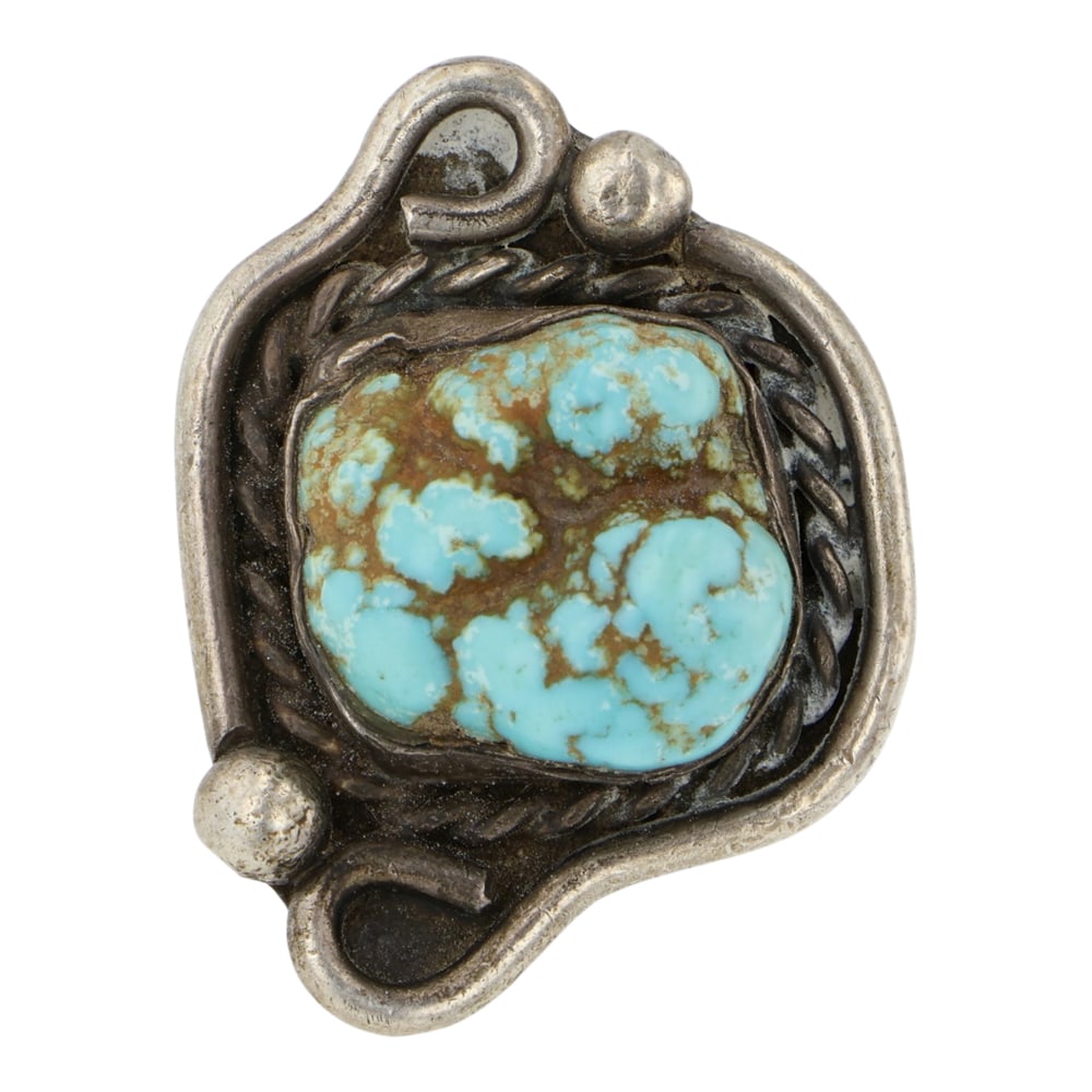 Vintage Navajo Nevada Turquoise Ring (1 of 3)