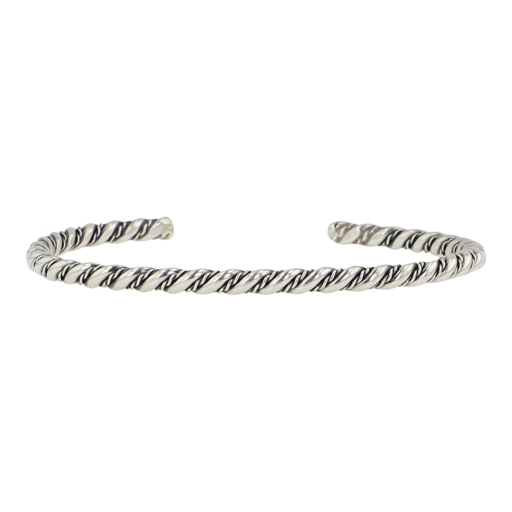 Navajo Twisted Wires Cuff Bracelet: Sterling Silver | | Navajo Twisted Wires Cuff Bracelet | Navajo Native American Southwest Indian Jewelry | Good (no breaks or damages) | Approximate Weight: 7 Grams | Bracelet: 5" inner, .75" gap,