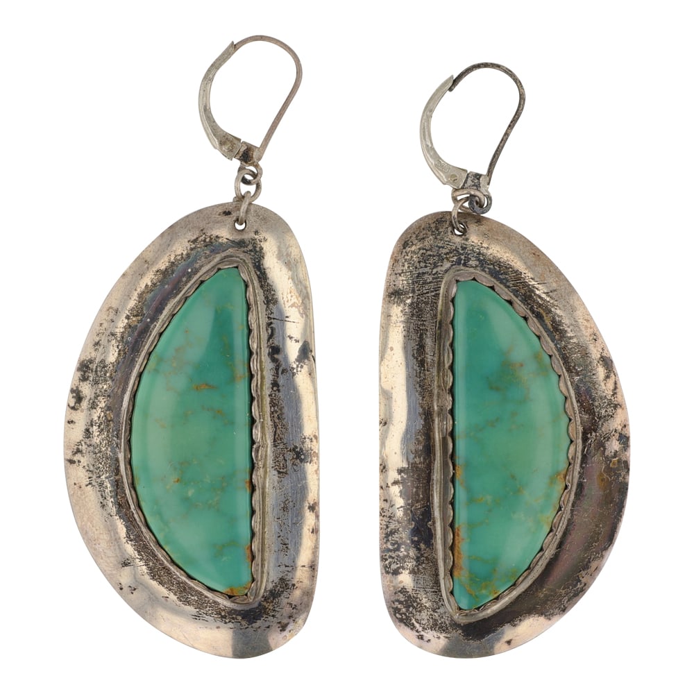 Vintage Navajo Royston Turquoise Earrings (1 of 2)