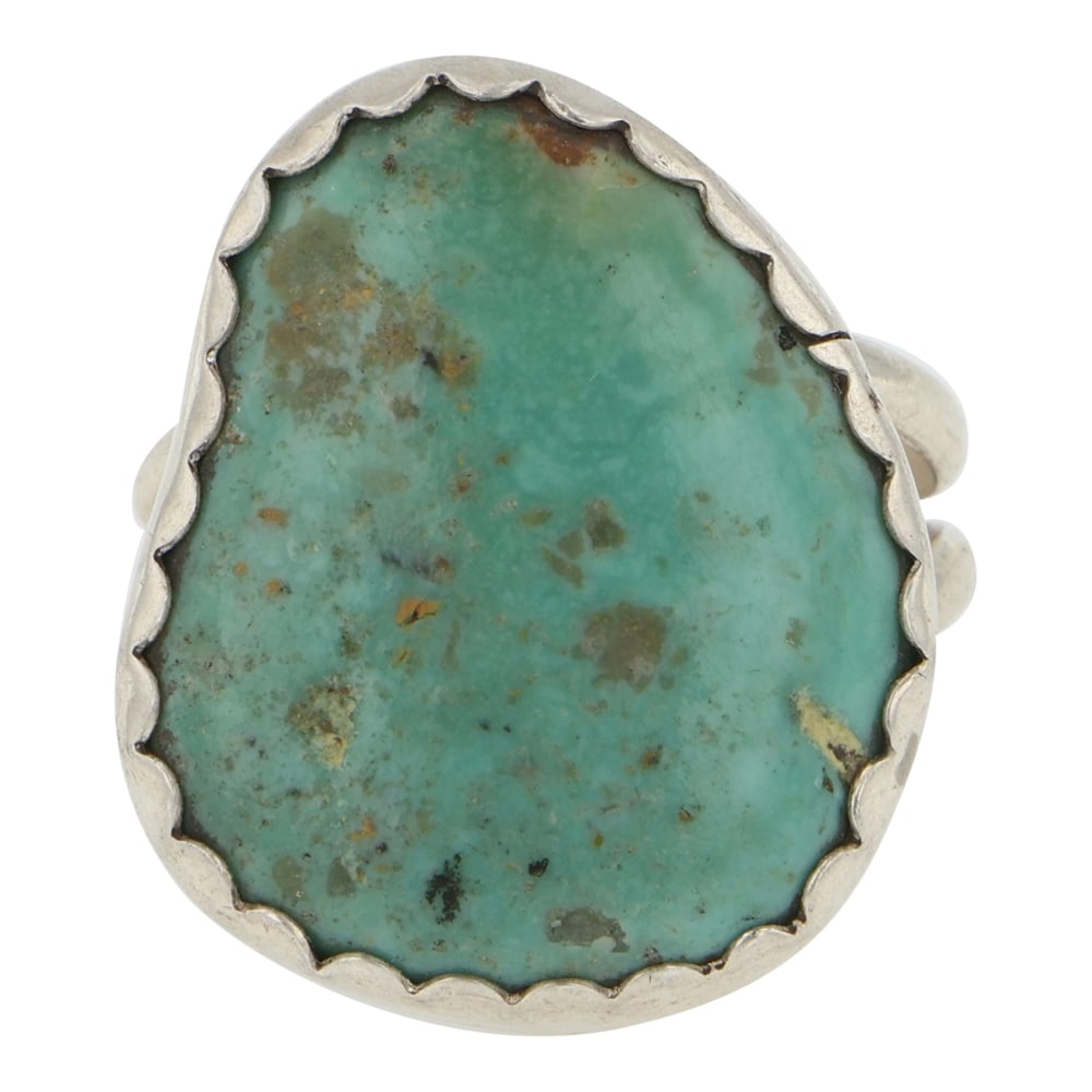 Vintage Navajo Nevada Turquoise Ring (1 of 3)