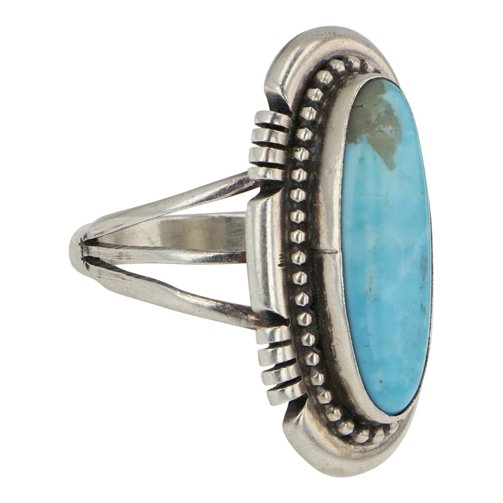 RB Navajo Compitos Turquoise Ring - 3