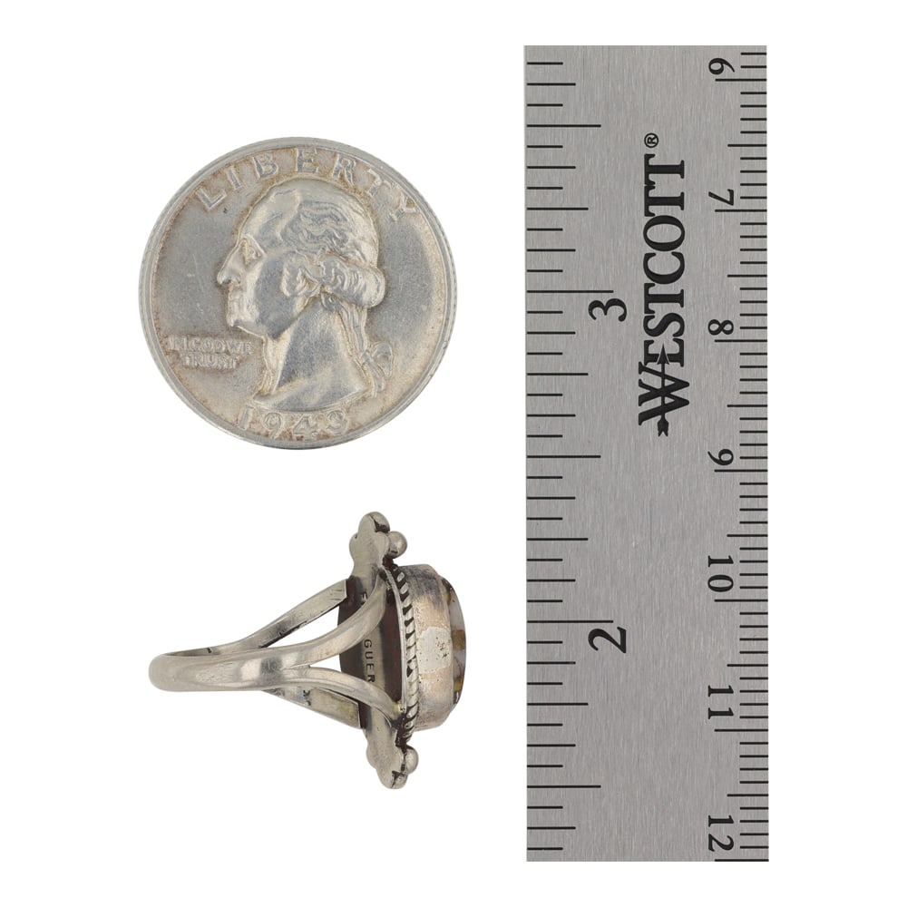 Navajo Boulder Turquoise Ring - 3