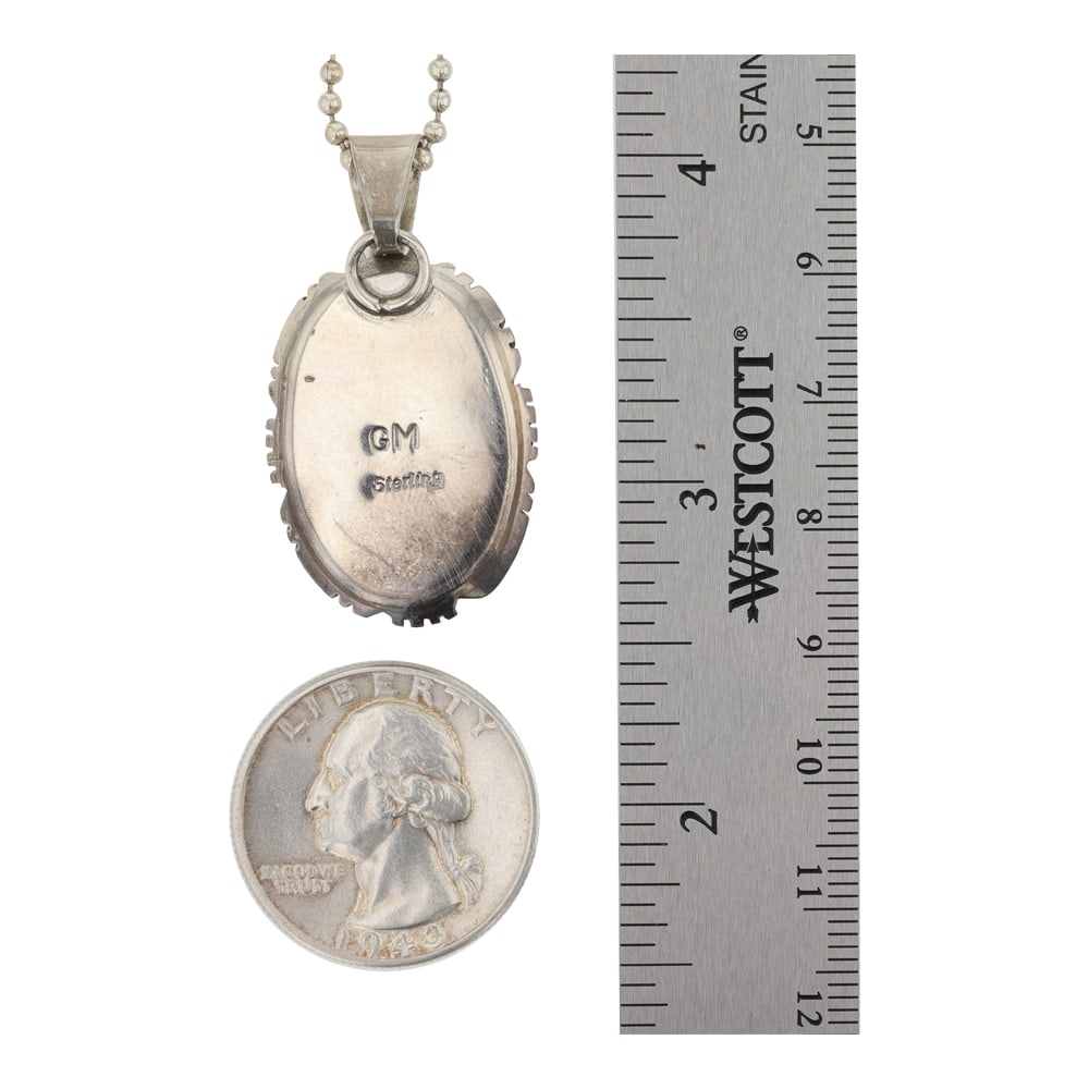 Navajo Shell Pendant - 3