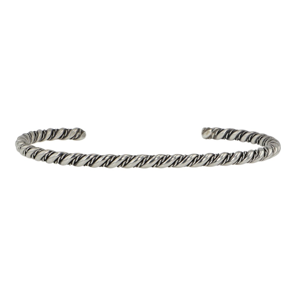 Navajo Twisted Wires Cuff Bracelet: Sterling Silver | | Navajo Twisted Wires Cuff Bracelet | Navajo Native American Southwest Indian Jewelry | Good (no breaks or damages) | Approximate Weight: 7 Grams | Bracelet: 5" inner, 1" gap,