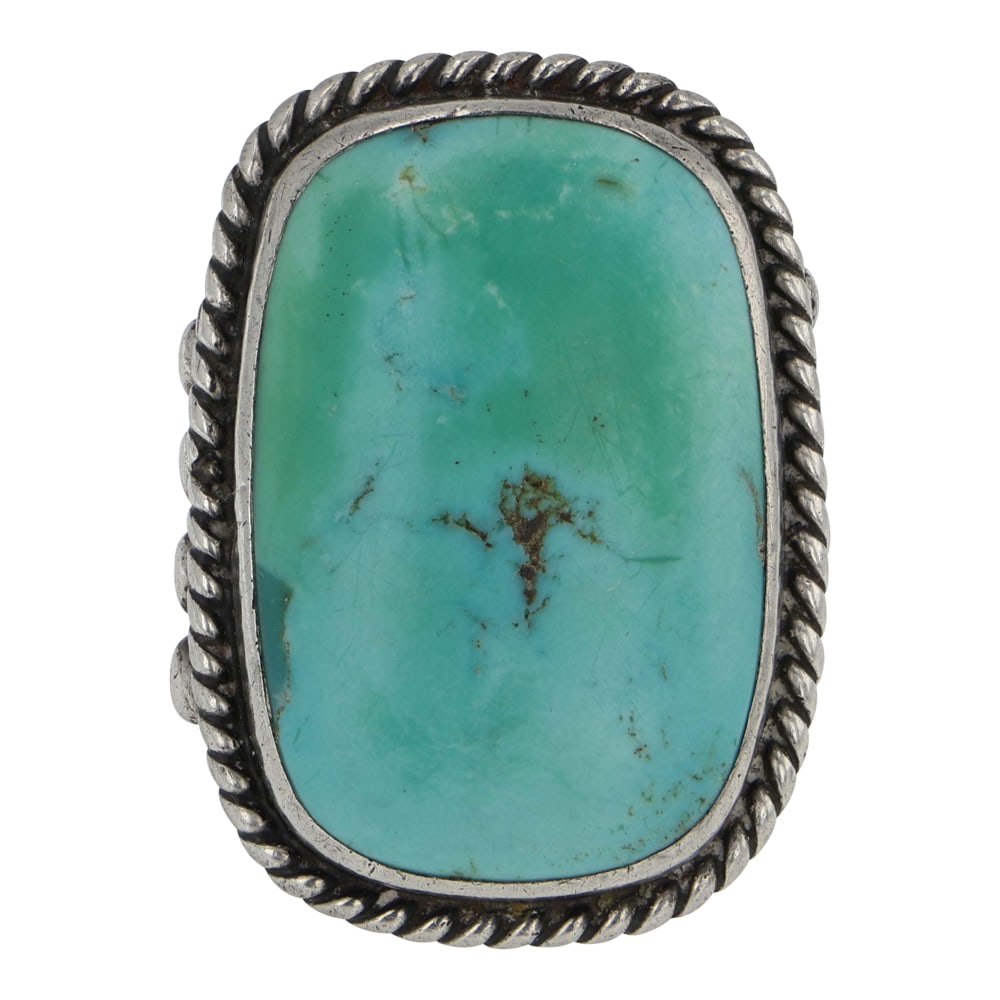 Vintage Navajo Nevada Turquoise Ring (1 of 3)