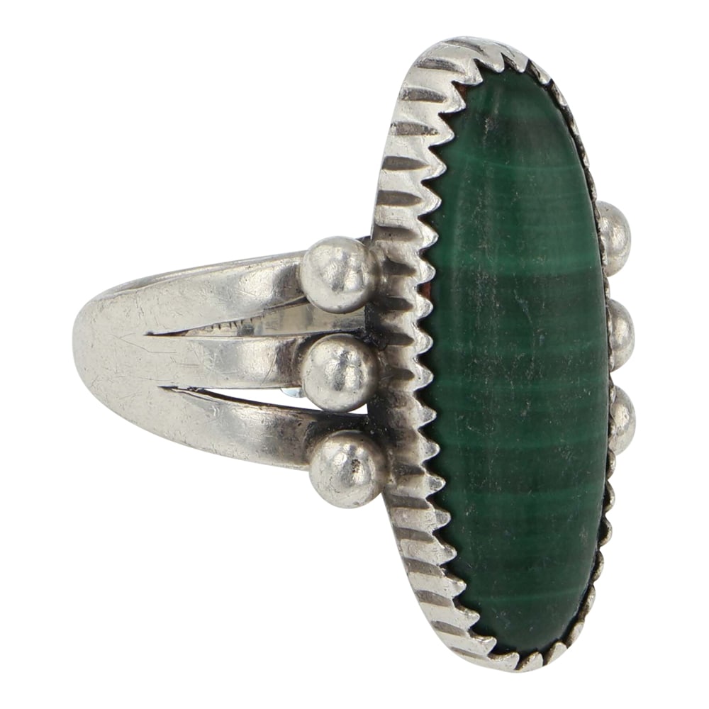 Navajo Malachite Ring - 2
