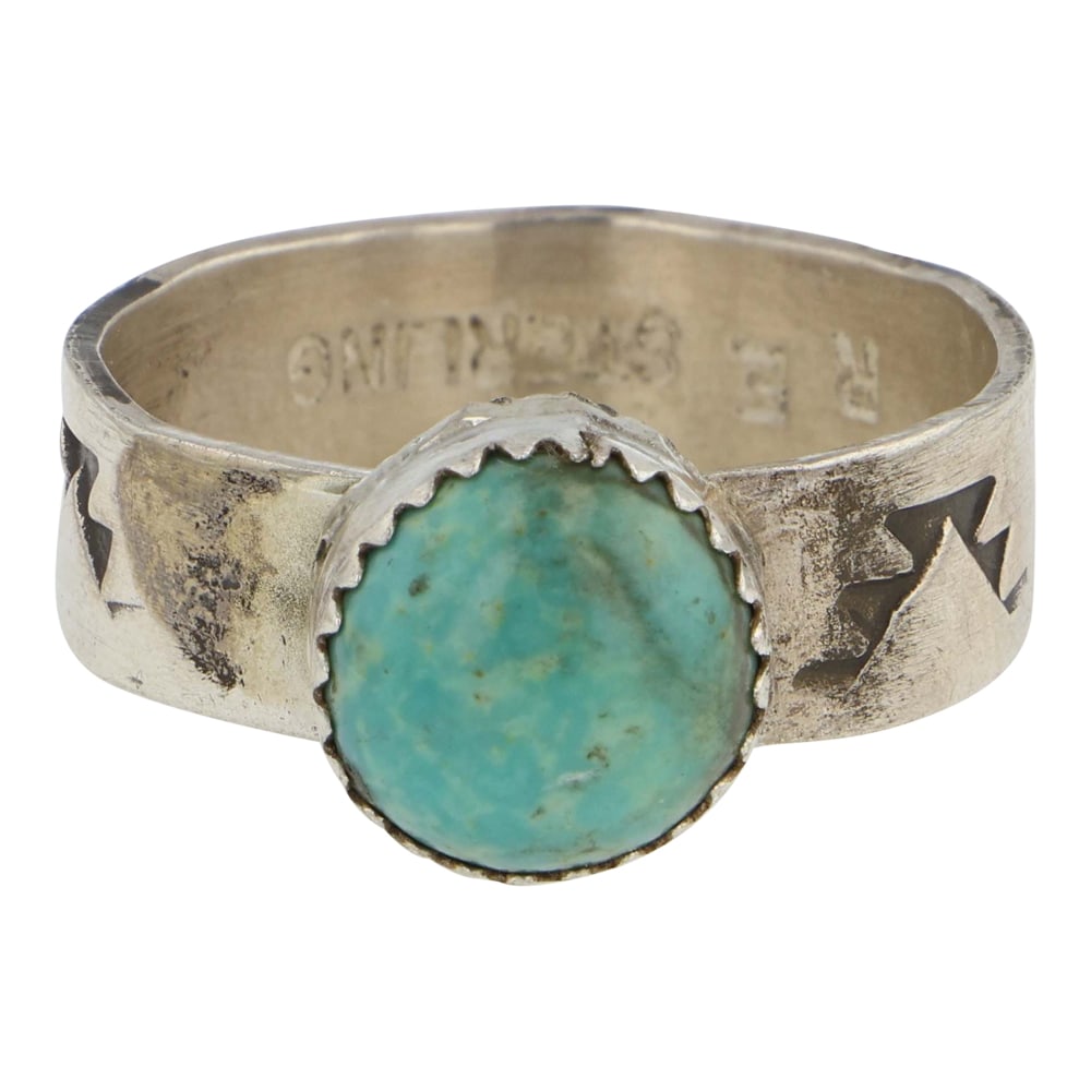 Rick Enriquez Navjao Campitos Turquoise Ring (1 of 3)