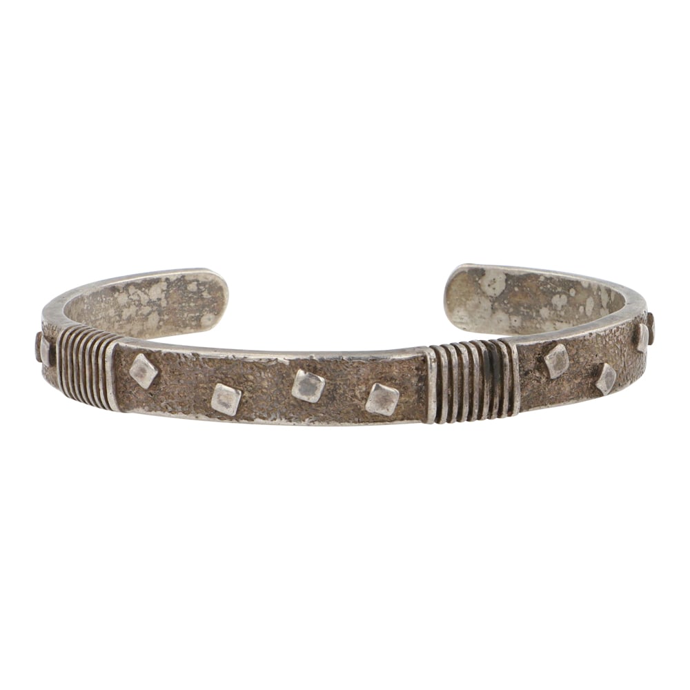 Vintage Navajo Plain Silver Cuff Bracelet (1 of 4)